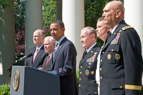 President Barack Obama names new Chairman of Joint Chiefs of Staff, Memorial Day, Washington D.C., America - 30 May 2011