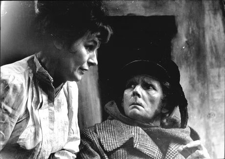 Hilda Fenemore And Robert Eddison In Theatrical Play ' Dandy Dick'.