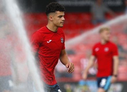 Exeter City Player Sonny Cox During Editorial Stock Photo - Stock Image ...