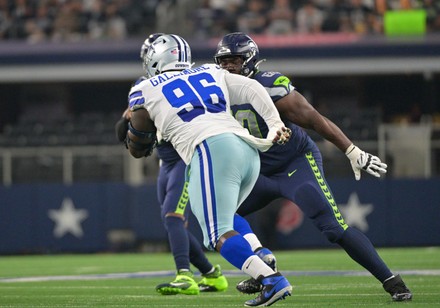 Seattle Seahawks guard Austin Blythe (63) during an NFL football