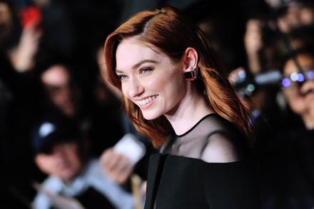 Eleanor Tomlinson Attending Premiere Colette Part Editorial Stock Photo ...