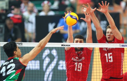 KATOWICE, POLAND - Poland Vs Mexico At Volleyball World