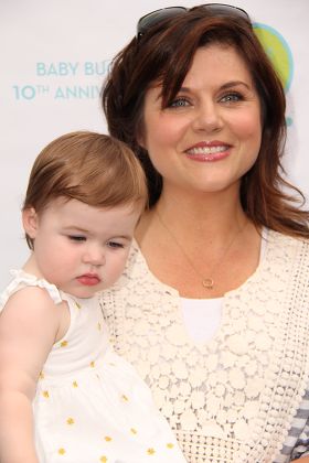 Tiffani Thiessen Daughter Harper Renn Smith Editorial Stock Photo
