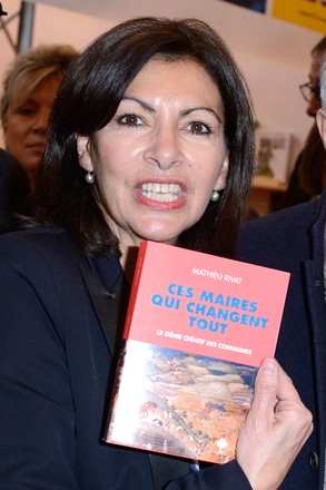 Paris Mayor Anne Hidalgo Posing Book Editorial Stock Photo - Stock ...