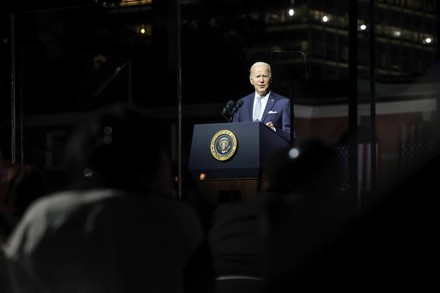 United States President Joe Biden Delivers Editorial Stock Photo ...