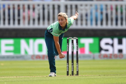 Eva Gray Oval Invincibles Bowling During Editorial Stock Photo - Stock ...