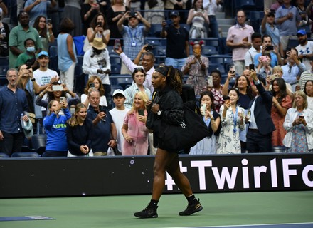 Russell Wilson Ciara Seen Watching Serena Editorial Stock Photo