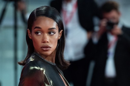 Laura Harrier Attending Whale Premiere During Editorial Stock Photo ...