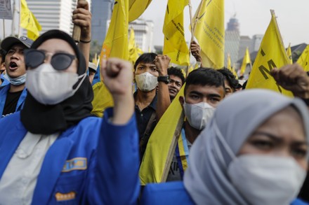 Students Protest Against Fuel Price Hike In Jakarta, Indonesia - 05 Sep ...