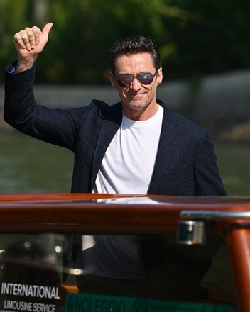 Hugh Jackman Arrives Lido Beach Venice Editorial Stock Photo - Stock Image  | Shutterstock