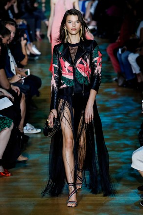 Estella Brons Walks Runway During Elie Editorial Stock Photo - Stock