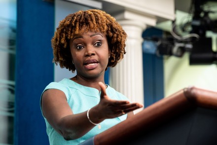 White House Press Briefing with Gina Raimondo & Karine Jean-Pierre in ...