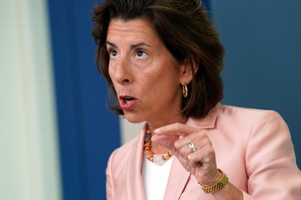 United States Secretary Commerce Gina Raimondo Editorial Stock Photo ...