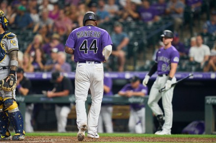 Colorado Third Baseman Elehuris Montero 44 Editorial Stock Photo ...