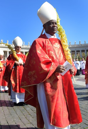 Ghanaian Cardinal Peter Turkson Attends Palm Editorial Stock Photo