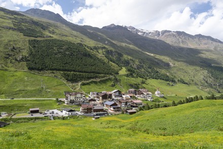 Vent Oetztal Alps Village Entrance Sign Editorial Stock Photo - Stock ...