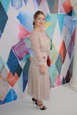 Camille Seydoux arrives at the Schiaparelli Haute Couture Fall