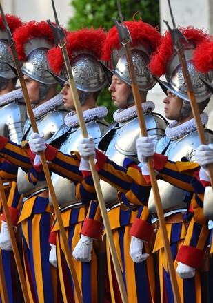 Vaticans Swiss Guards Swore 23 New Editorial Stock Photo - Stock Image ...