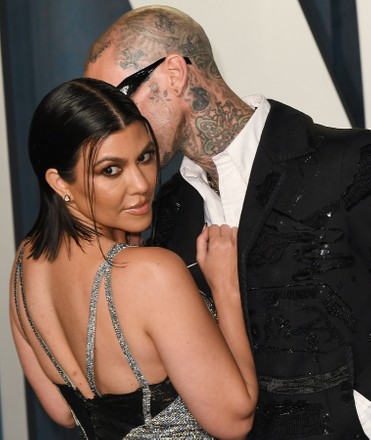 Kourtney Kardashian Travis Barker Editorial Stock Photo - Stock Image