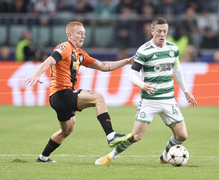 Yukhym Konoplya Shakhtar Donetsk Callum Mcgregor Editorial Stock Photo ...