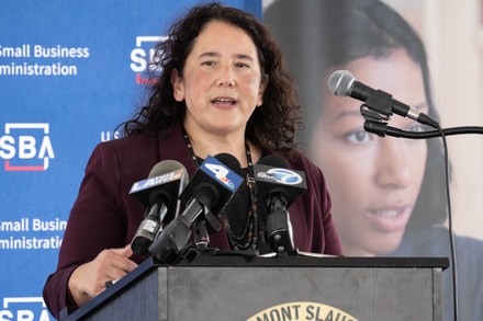 Isabella Guzman Speaks Building Hope Through Editorial Stock Photo
