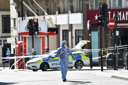 Two police officers stabbed near Leicester Square, London, UK - 16 Sep ...