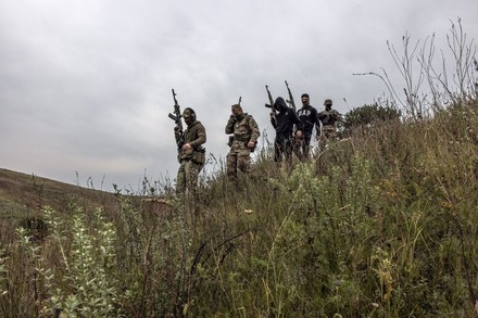 __COUNT__ Dzhokhar Dudayev Battalion training in the Kyiv region amid ...