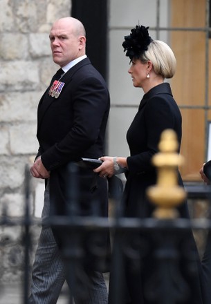 Zara Tindall Mike Tindall State Funeral Editorial Stock Photo - Stock ...