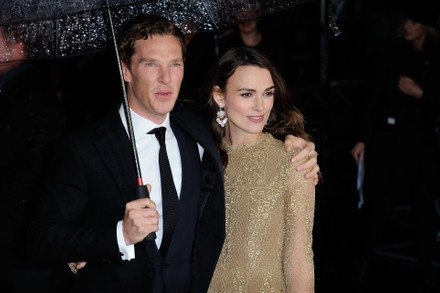 Benedict Cumberbatch Keira Knightley Attending Bfi Editorial Stock