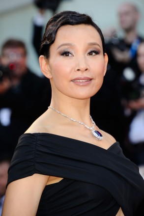 Joan Chen Attending Birdman Premiere Opening Editorial Stock Photo