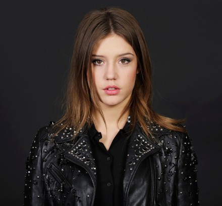 Outfits with black leather jacket By Exarchopoulos Adele Jacket