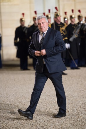 Frederic Cuvillier Arrives Elysee Palace Official Editorial Stock Photo