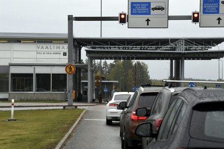 Cars Wait Cross Border Russia Vaalimaa Editorial Stock Photo - Stock ...