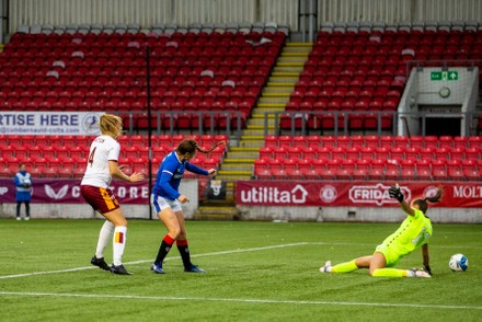 Rangers Womens Midfielder Kirsty Maclean Warms Editorial Stock Photo ...