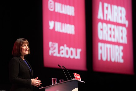 Shadow Chancellor Exchequer Rachel Reeves Delivers Editorial Stock ...