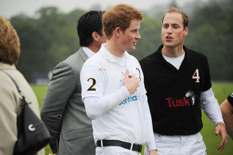 Prince Harry Prince William Editorial Stock Photo - Stock Image