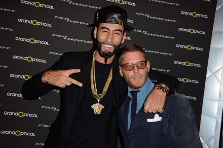 La Fouine attending the Italia Independent Cocktail Party held at