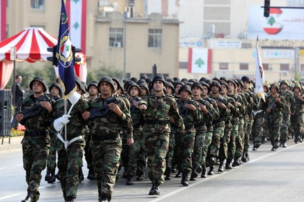 Files : Lebanese army parades - Beirut, Lebanon - 22 Nov 2013 Stock ...