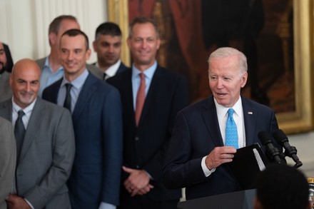 Biden Welcomes Atlanta Braves to White House