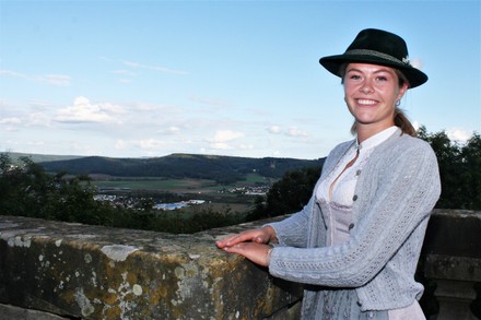 Exclusive Agricultural Influencer Annamaria On Sidelines Editorial