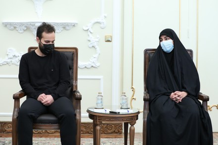 Iranian President Ebrahim Raisi Meets Family Editorial Stock Photo