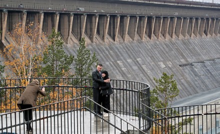 View Bratsk Hydroelectric Power Station Part Editorial Stock Photo ...