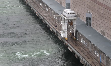 View Bratsk Hydroelectric Power Station Part Editorial Stock Photo ...