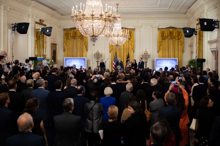 President Joe Biden Speaks Celebration Rosh Editorial Stock Photo ...
