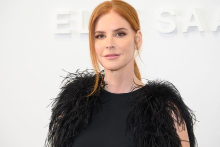 Sarah Rafferty Attends Elie Saab Womenswear Editorial Stock Photo