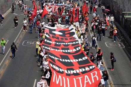 49 54th Anniversary Of The Tlatelolco Massacre In Mexico City Stock ...