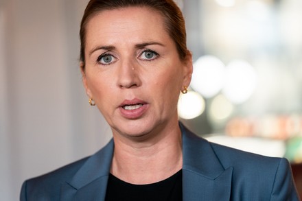 Danish Prime Minister Mette Frederiksen Holds Editorial Stock Photo   Shutterstock 13436911a 