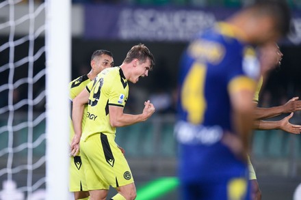 Jaka Bijol Udinese Calcio Celebrates After Editorial Stock Photo