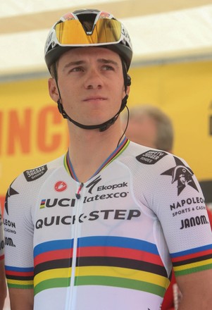 Remco Evenepoel Quick Step Alpha Vinyl Editorial Stock Photo - Stock