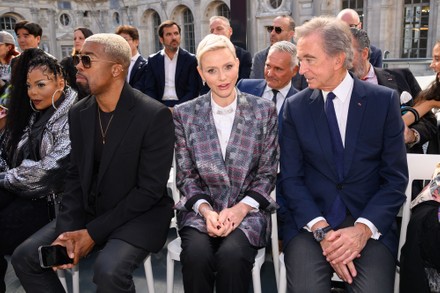 Bernard Arnault attending the Louis Vuitton show as part of Paris